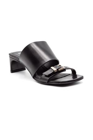 Sandalo in pelle nera ELENA IACHI | E4723NERO